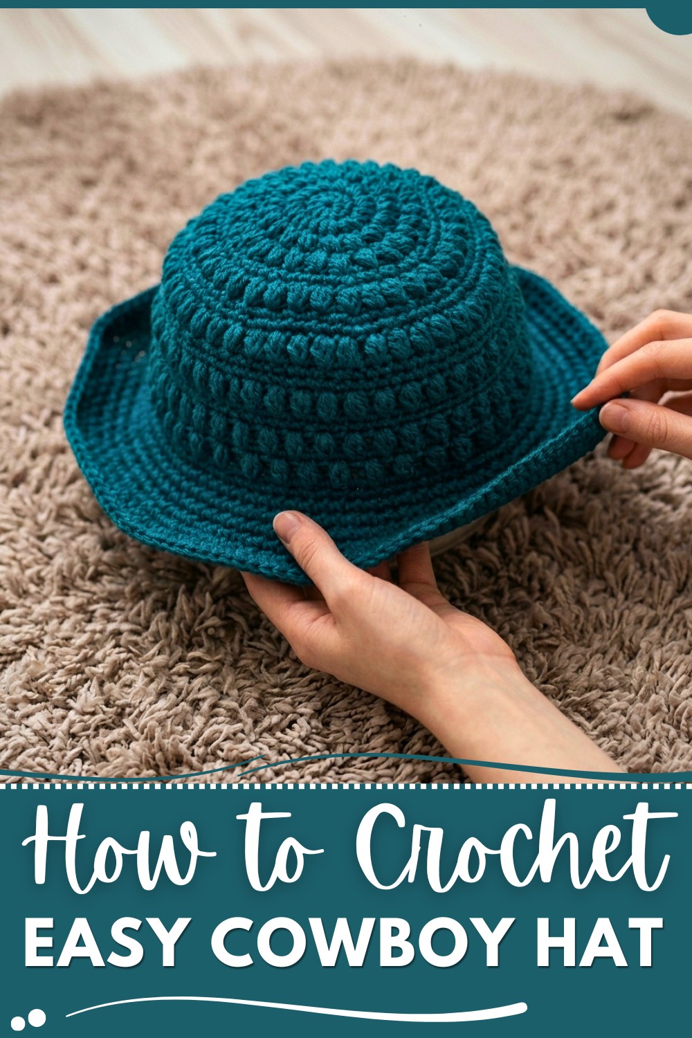 How to crochet a cowboy hat 1