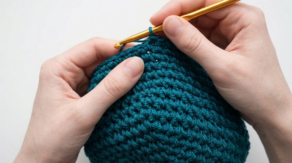 How to crochet a cowboy hat 6