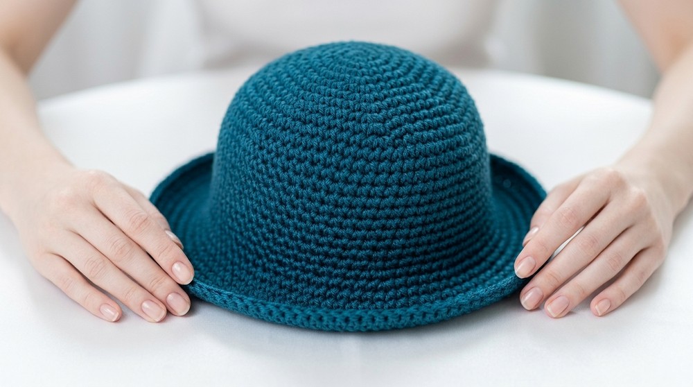 How to crochet a cowboy hat 7