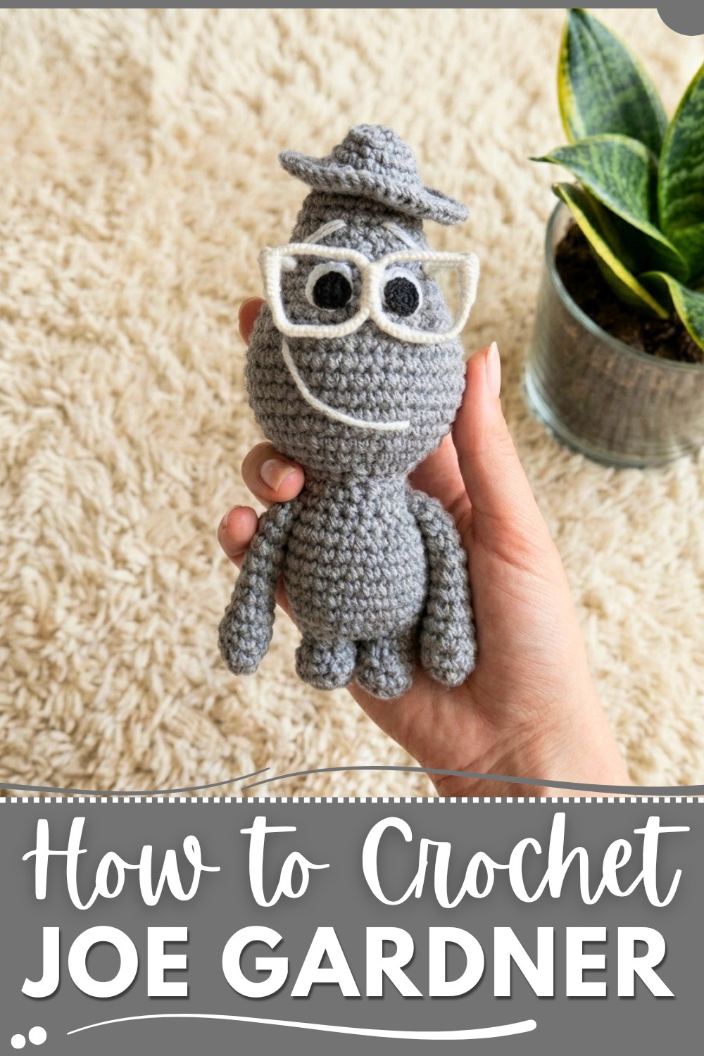 JOE GARDNER AMIGURUMI TUTORIAL SOUL EASY STEP-BY-STEP 1