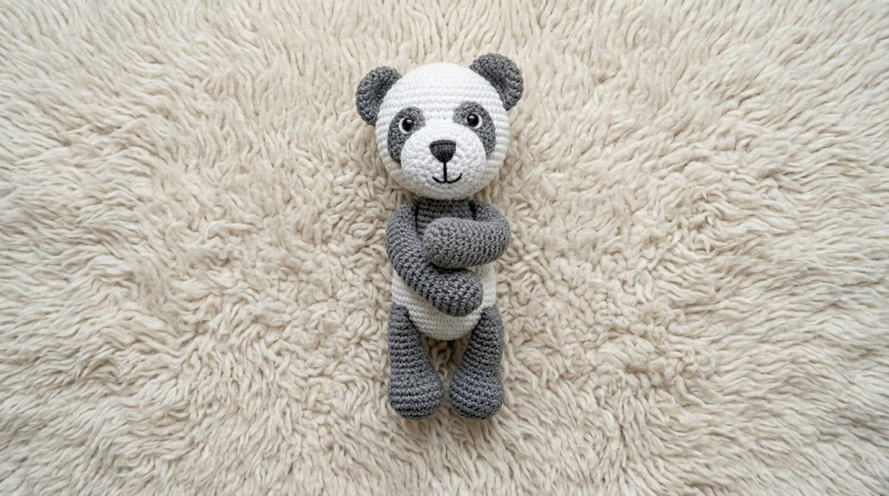 Panda Amigurumi Curtain Tiebacks 2