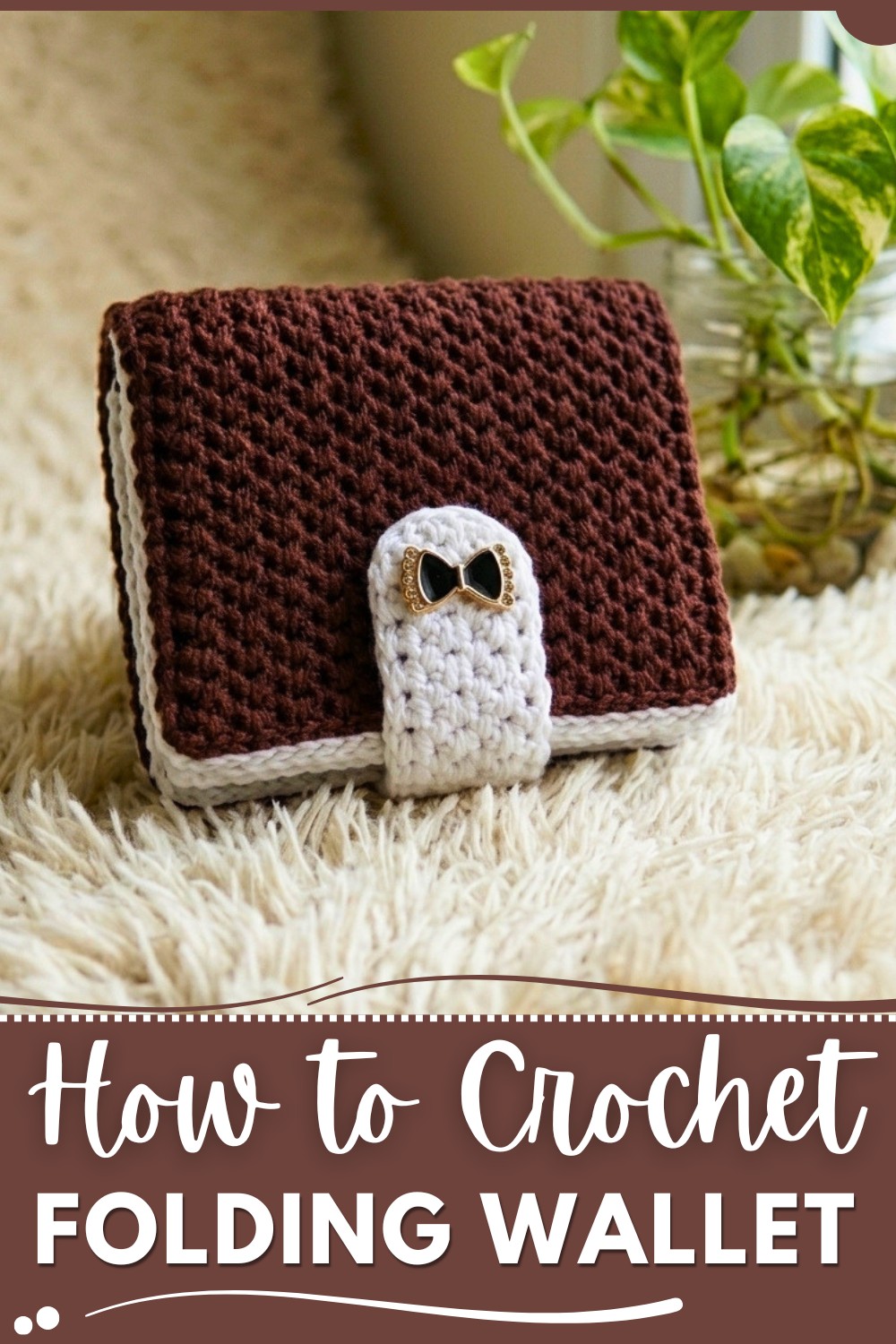 Tutorial for a Beautiful Folding Crochet Wallet with Spike Motif 1