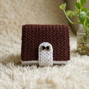 Tutorial for a Beautiful Folding Crochet Wallet with Spike Motif 11