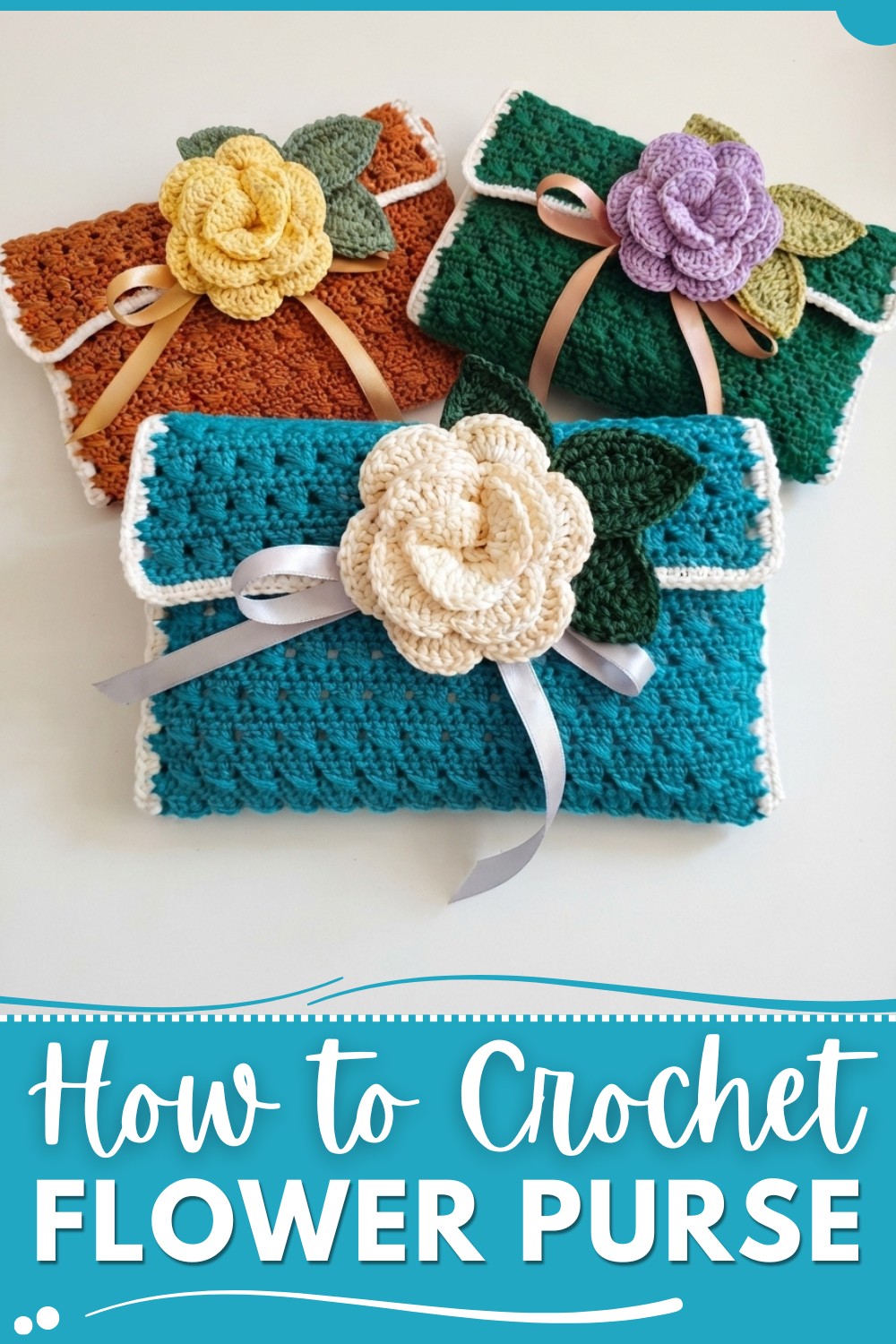 Beautiful Crochet Flower Purse Pattern
