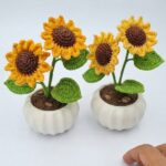 Ceochet Potted Sunflower Step-by-step Tutorial 1