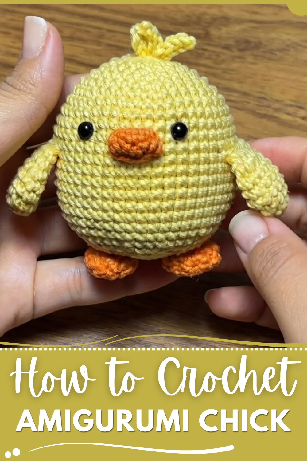 Crochet Amigurumi Chick Step-by-step Tutorial