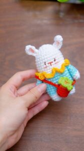Crochet Bunny With Carrot Bag 1