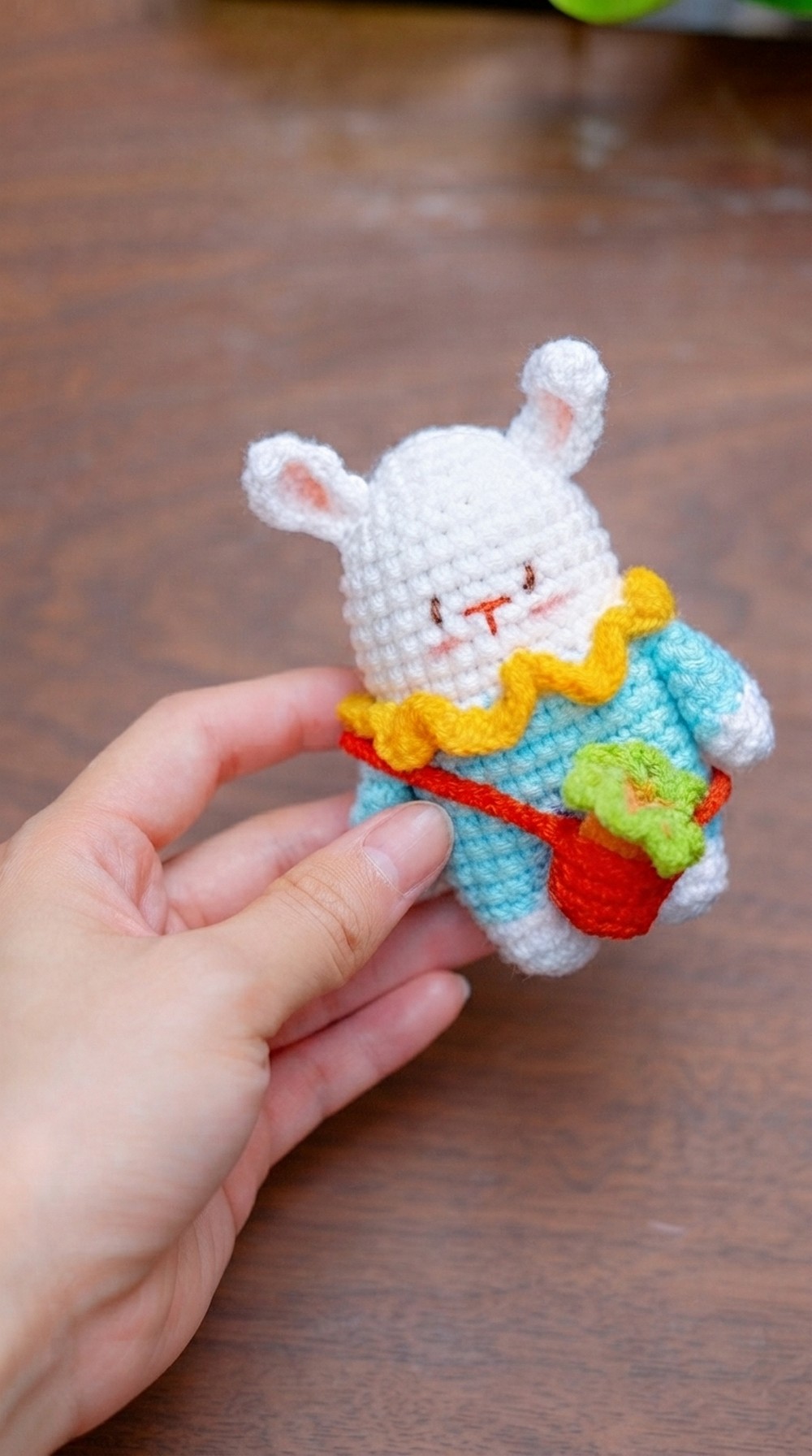 Crochet Bunny With Carrot Bag 1