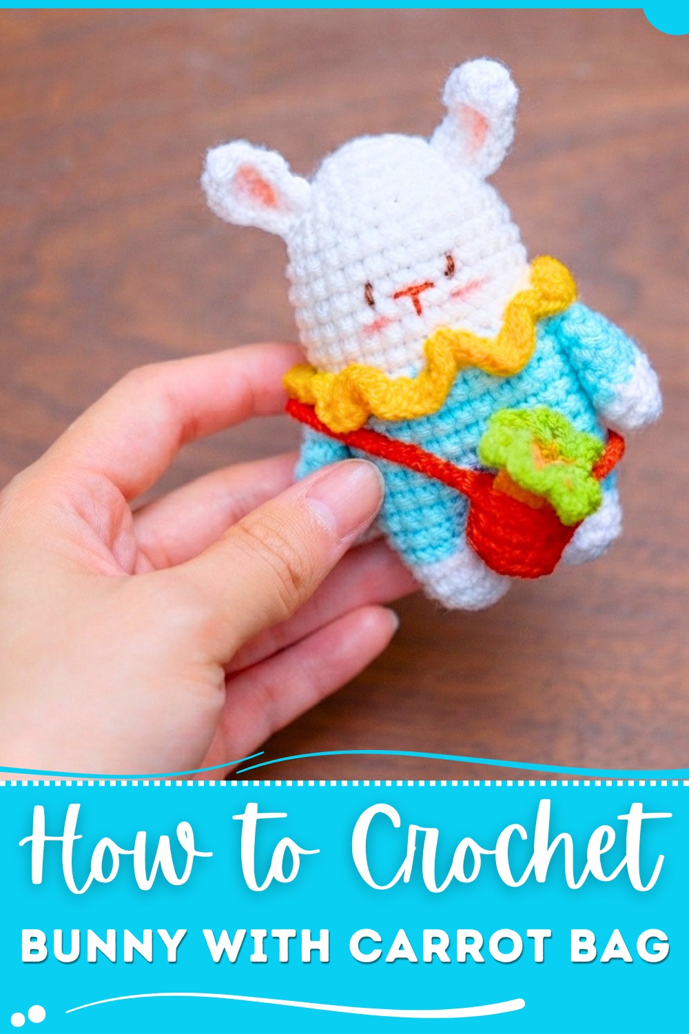 Crochet Bunny With Carrot Bag