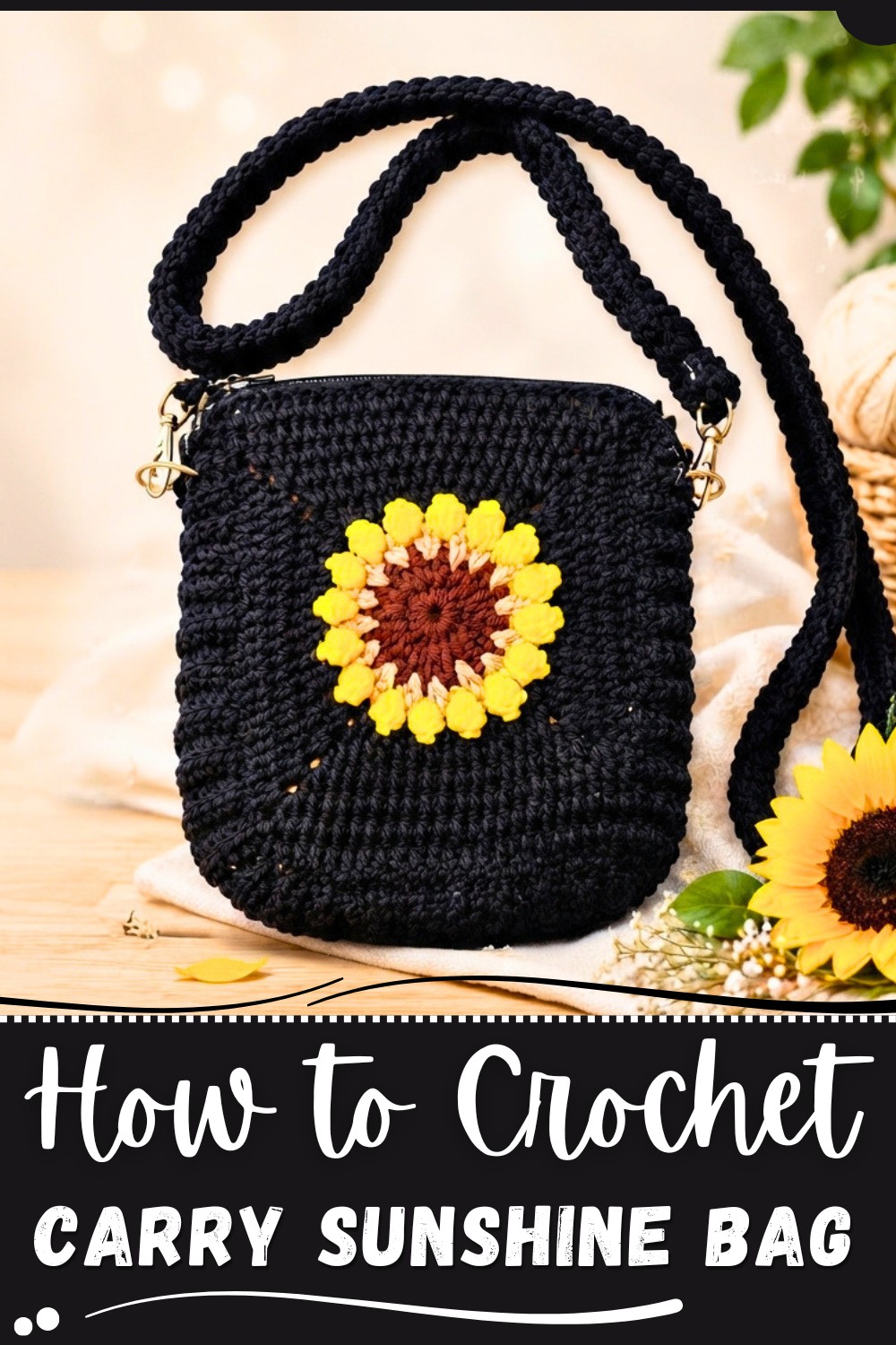 Crochet Carry Sunshine Bag Tutorial