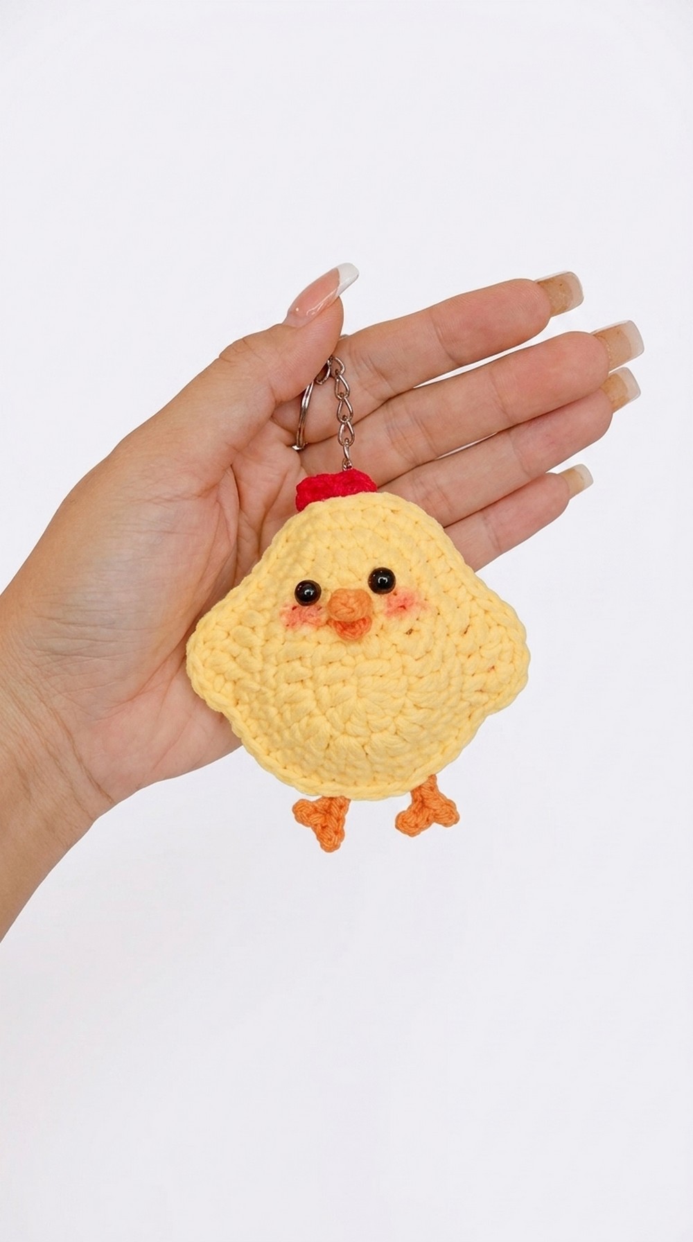 Crochet Chick Keychain Pattern 5