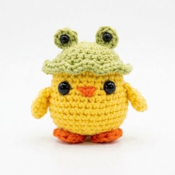 Crochet Chick With Frog Hat Pattern 5