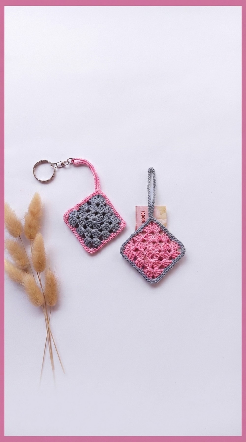 Crochet Envelope Keychain Pattern 1