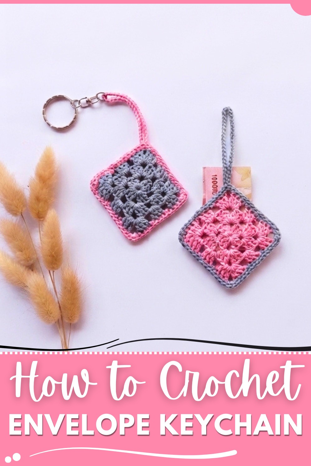 Crochet Envelope Keychain Pattern