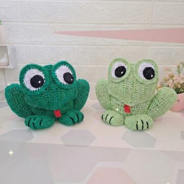 Crochet Frog Doorstop Pattern 1
