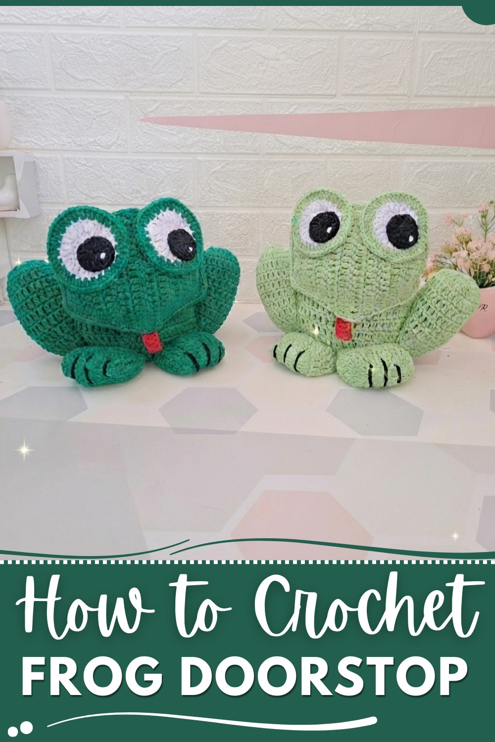 Crochet Frog Doorstop Pattern