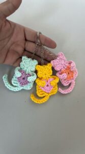Crochet Kitten Keychain Pattern 2
