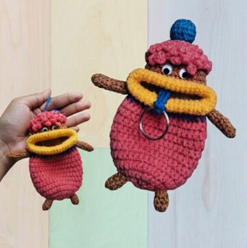 Crochet Monster Key Case Pattern 2