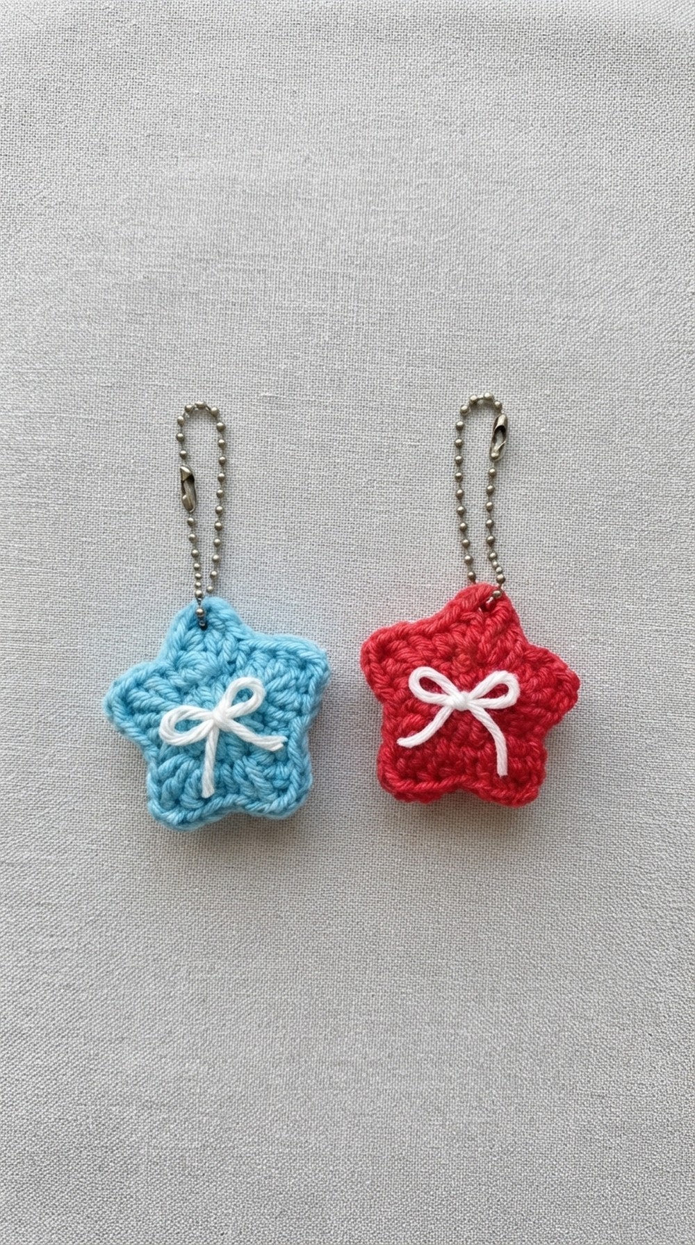 Crochet Star Charm Pattern 3