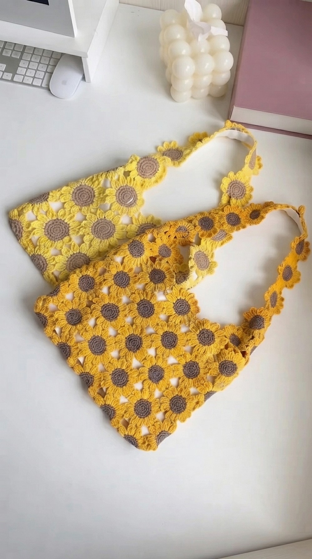 Crochet Sunflower Summer Bag Pattern 1