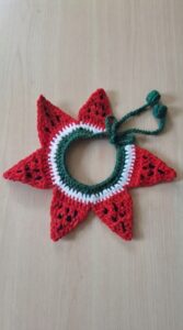 Crochet Watermelon Collar Pattern 1