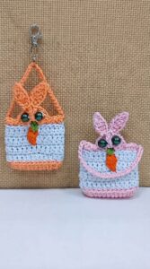 Cute Mini Bunny Bag Keychain 1