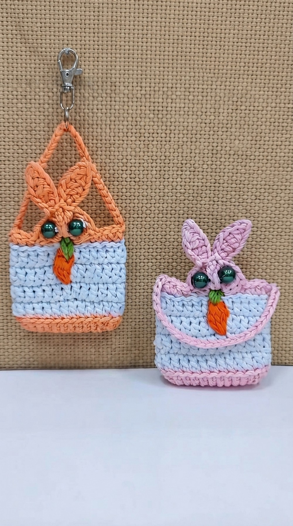 Cute Mini Bunny Bag Keychain 1