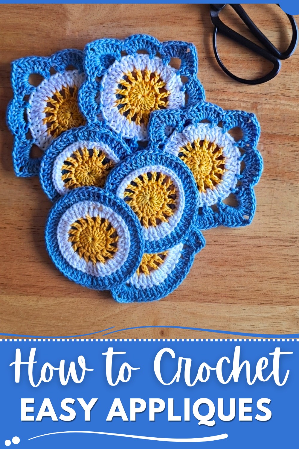 Easy Crochet Appliques Pattern