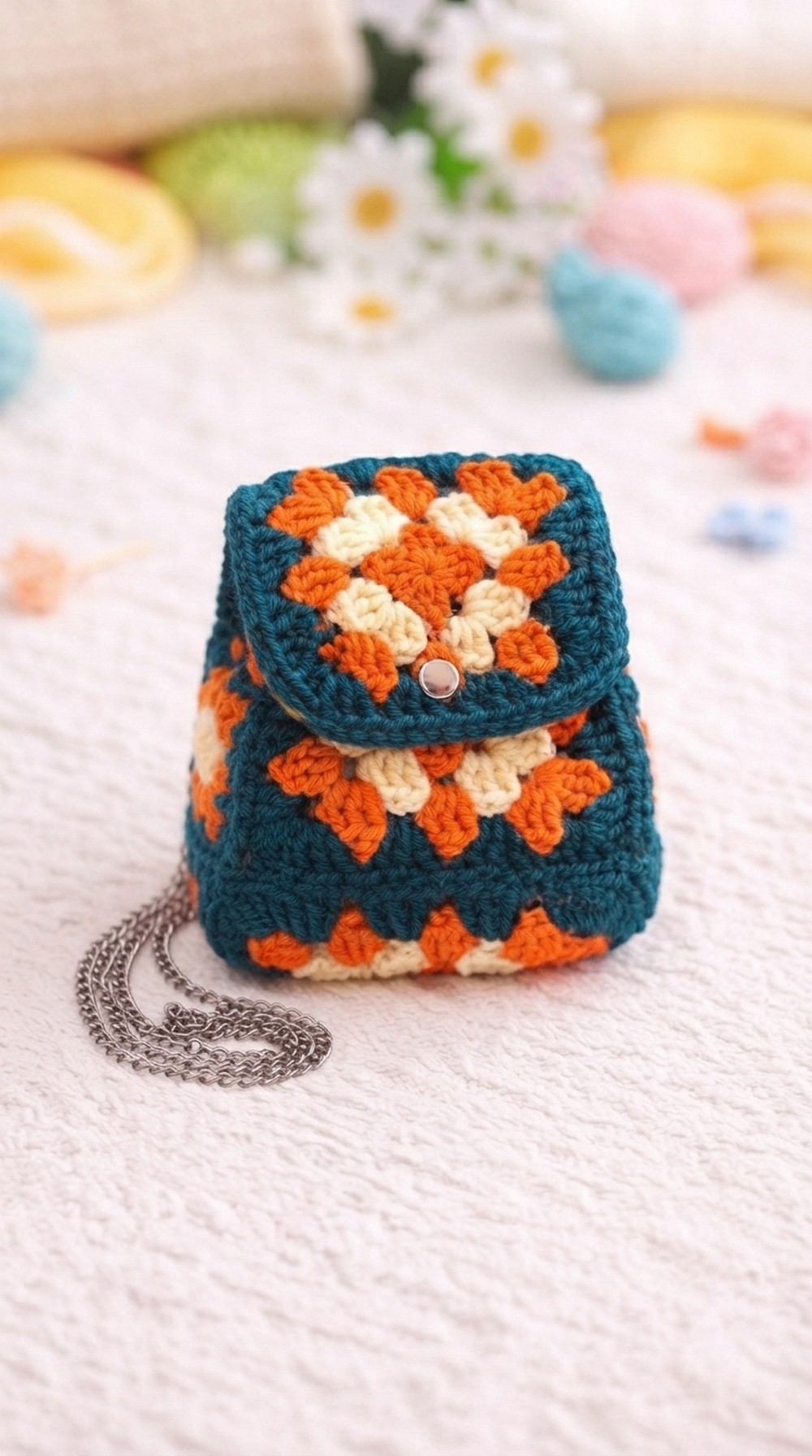 Mini Crochet Bag Tutorial 1