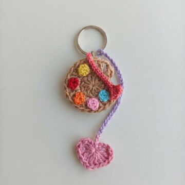 Crochet Bookmark Keychain Free Pattern