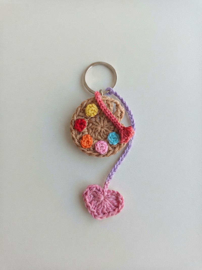 Crochet Bookmark Keychain Free Pattern