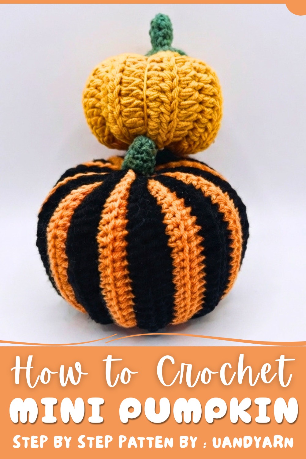 How to Crochet a Mini Pumpkin 🎃🎃Easy Halloween Amigurumi Tutorial (1)