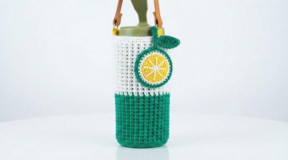 How to crochet a cluster stitch to create decorative patterns on a bag (7)