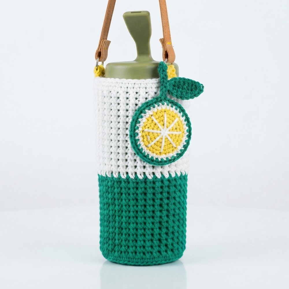 How to crochet a cluster stitch to create decorative patterns on a bag (8)