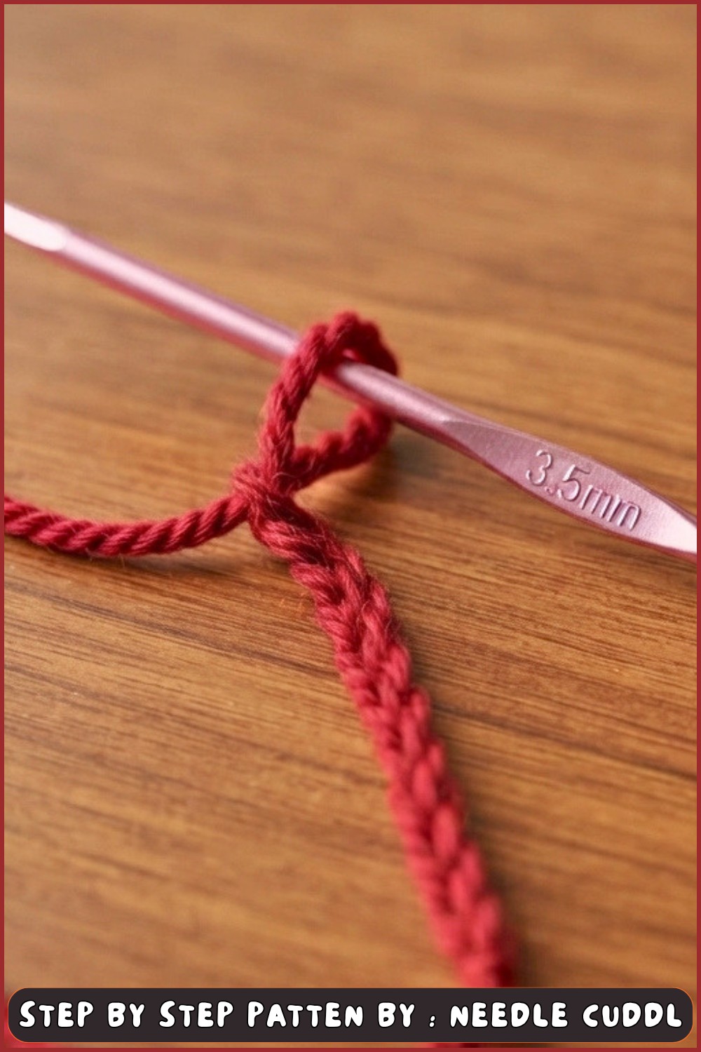 How to crochet chains stitch Crochet tutorial Crochet Crochet for beginner Chain (7)