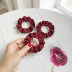 knitted hair bands crochet elastic band 9