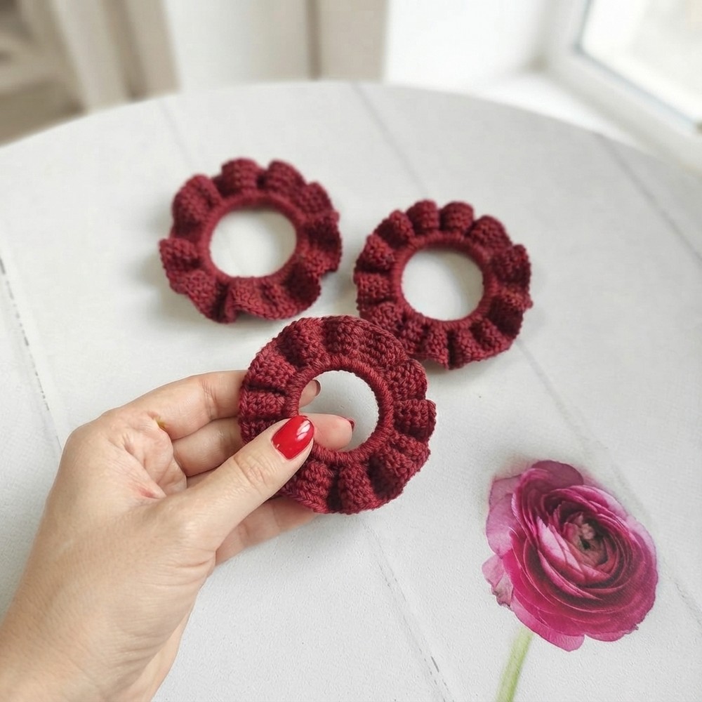 knitted hair bands crochet elastic band 9