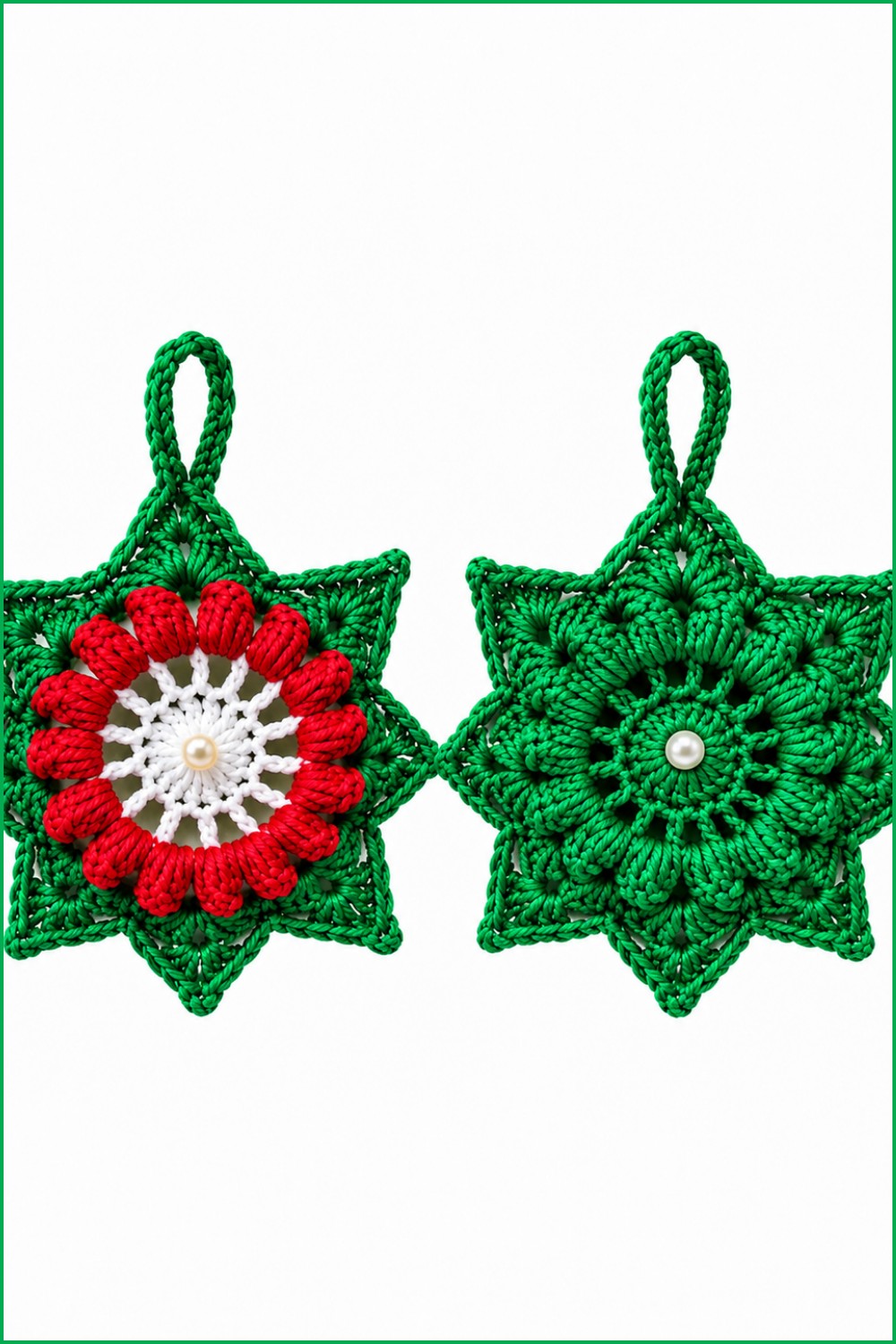 Crochet Christmas Flower Star Pattern 6