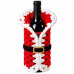 Crochet Christmas Bottle Cover Pattern 5