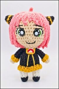 Crochet Amigurumi Doll Anya Pattern 6