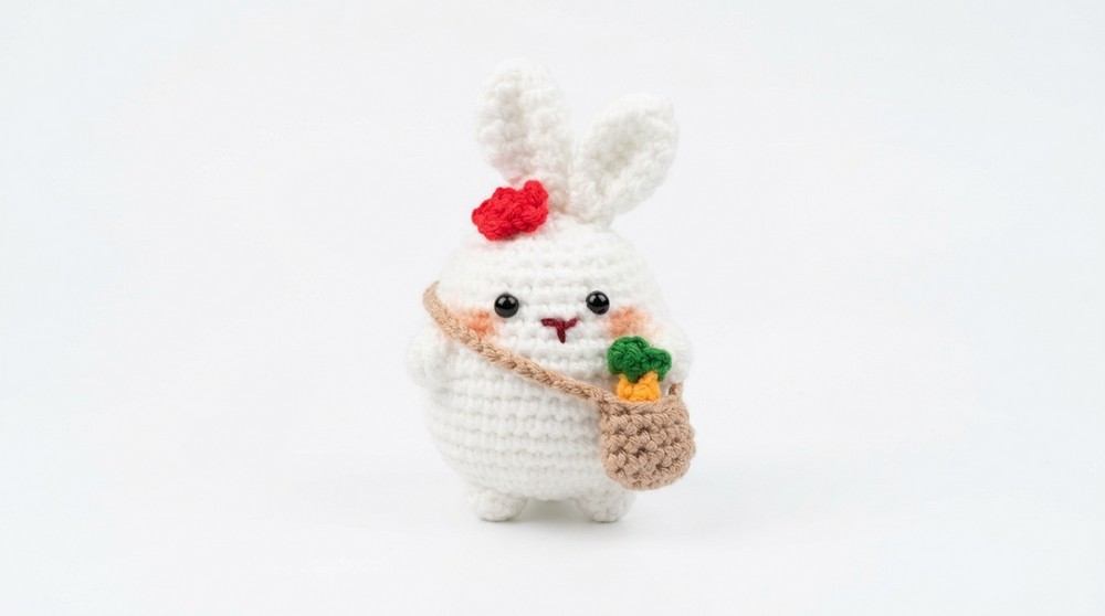 Crochet Bunny With Carrot Bag Pattern 5