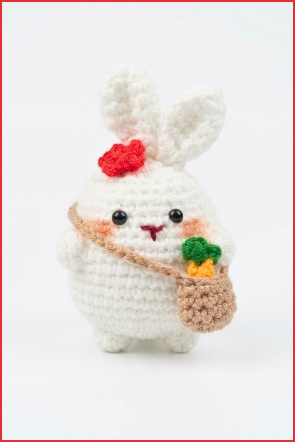 Crochet Bunny With Carrot Bag Pattern 6