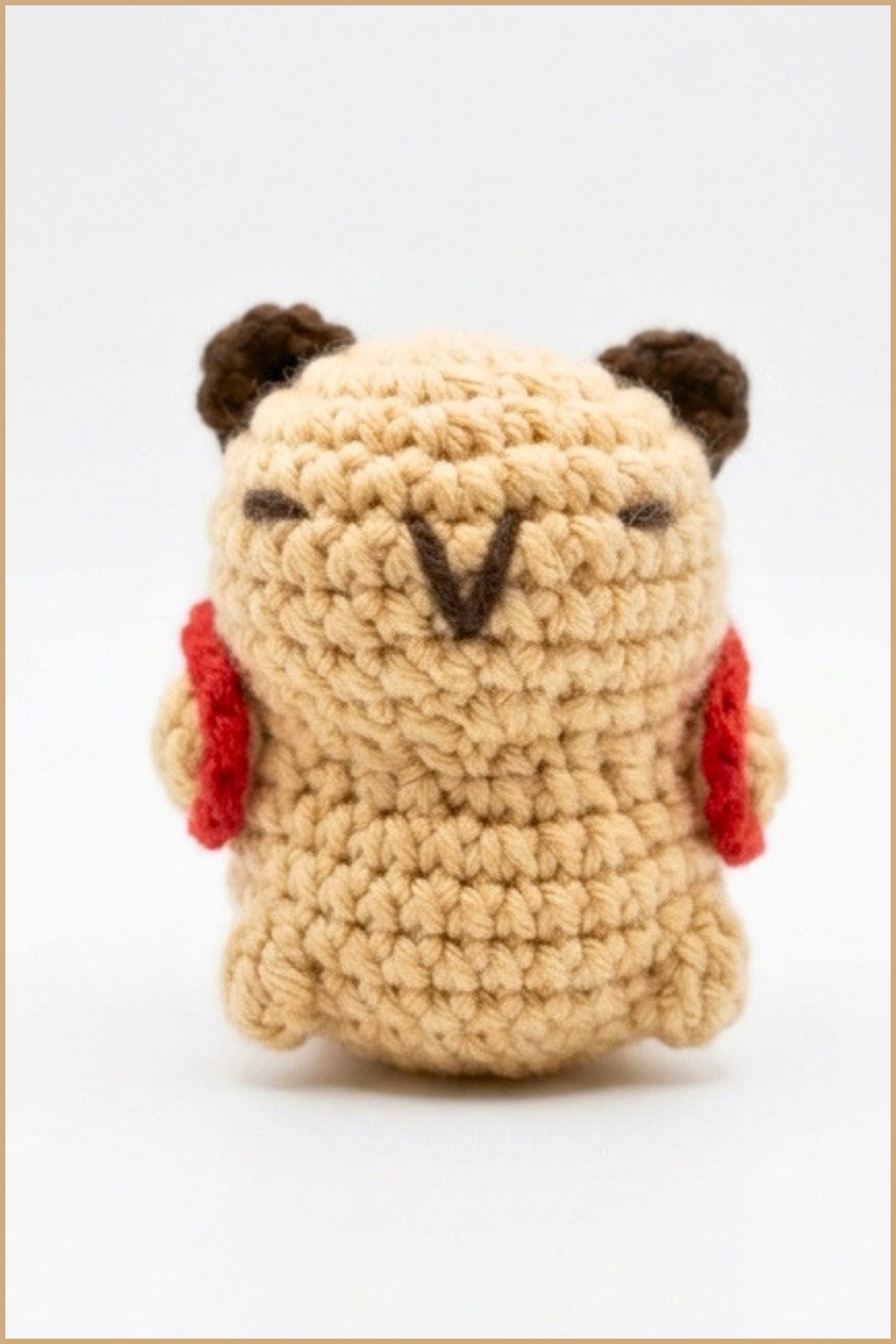 Crochet Capybara Keychain Pattern 6