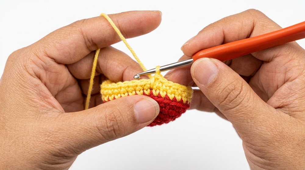 Crochet Chick Keychain Pattern 2