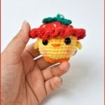 Crochet Chick Keychain Pattern 6