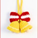 Crochet Christmas Bow Bell Pattern 6