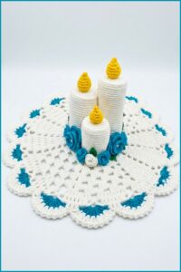 Crochet Christmas Candle Pattern 6