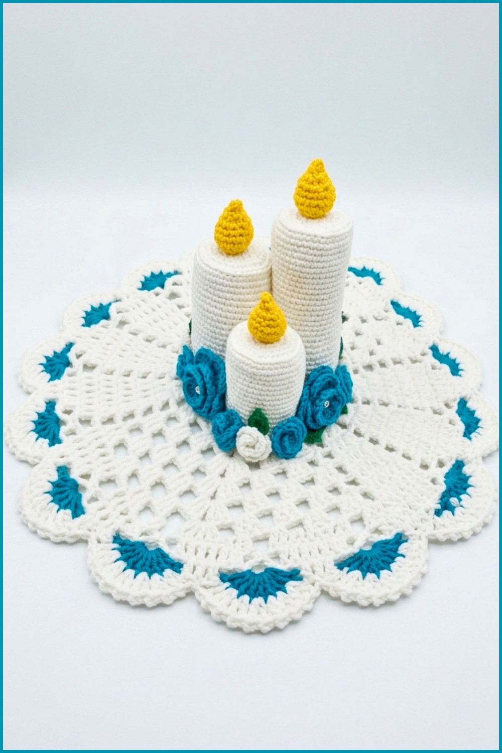 Crochet Christmas Candle Pattern 6