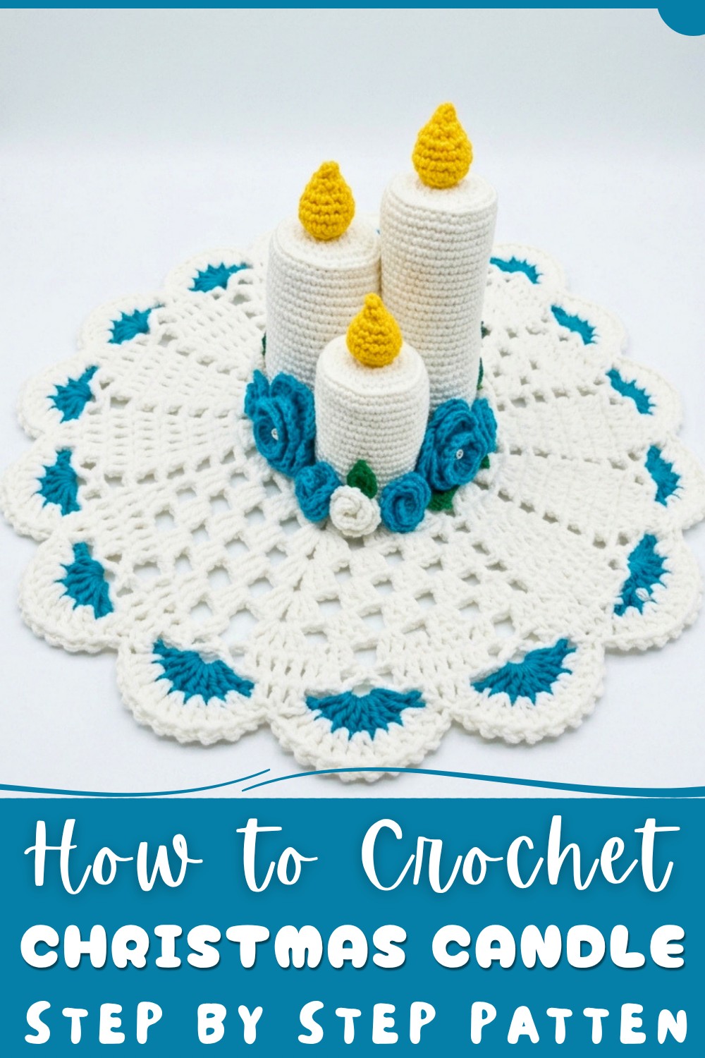 Crochet Christmas Candle Pattern