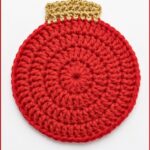 Crochet Christmas Coaster Pattern 6